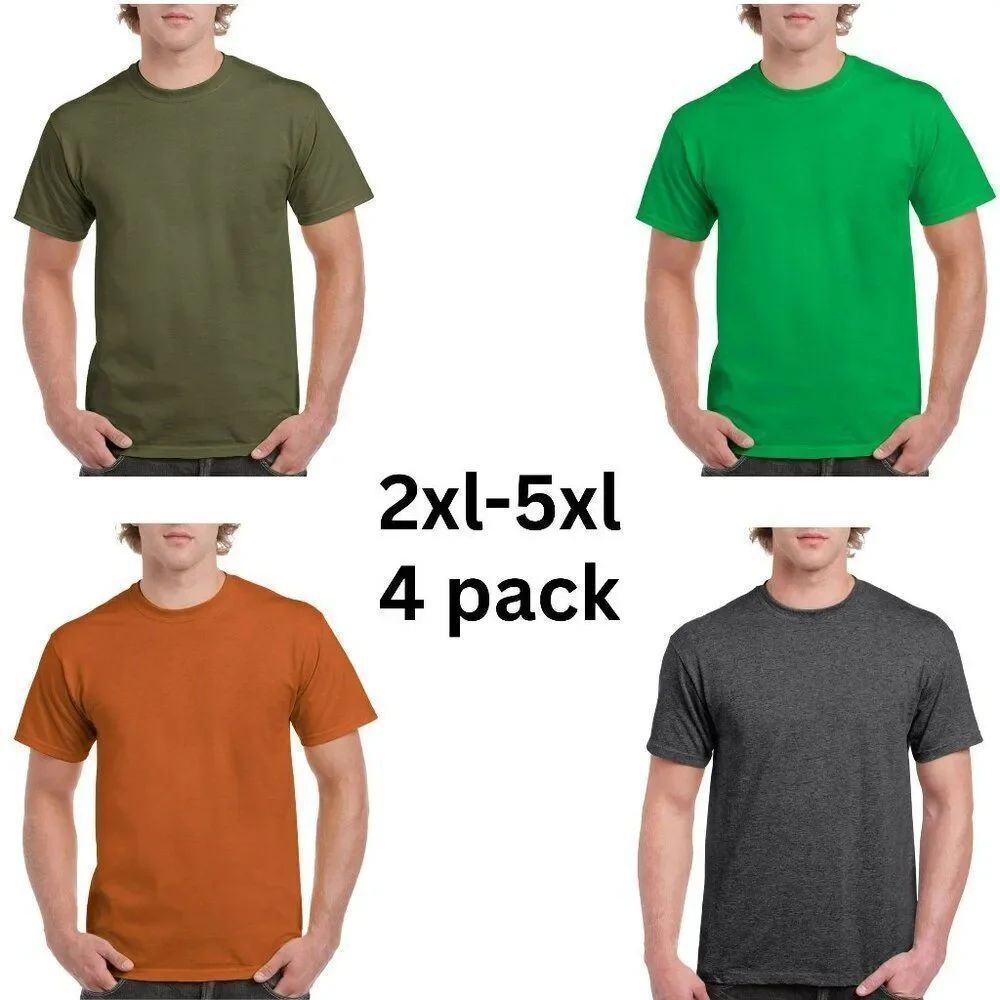 NEW 4 pack unisex/ men women shirt short sleeve 4 shirts great deal!